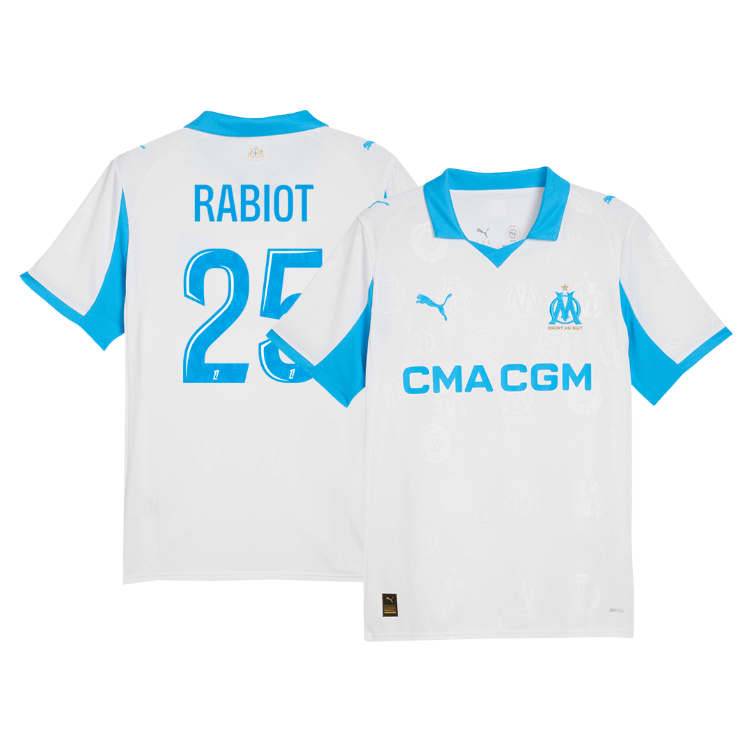 RABIOT #25 Olympique de Marseille Thuisshirt 2025/26