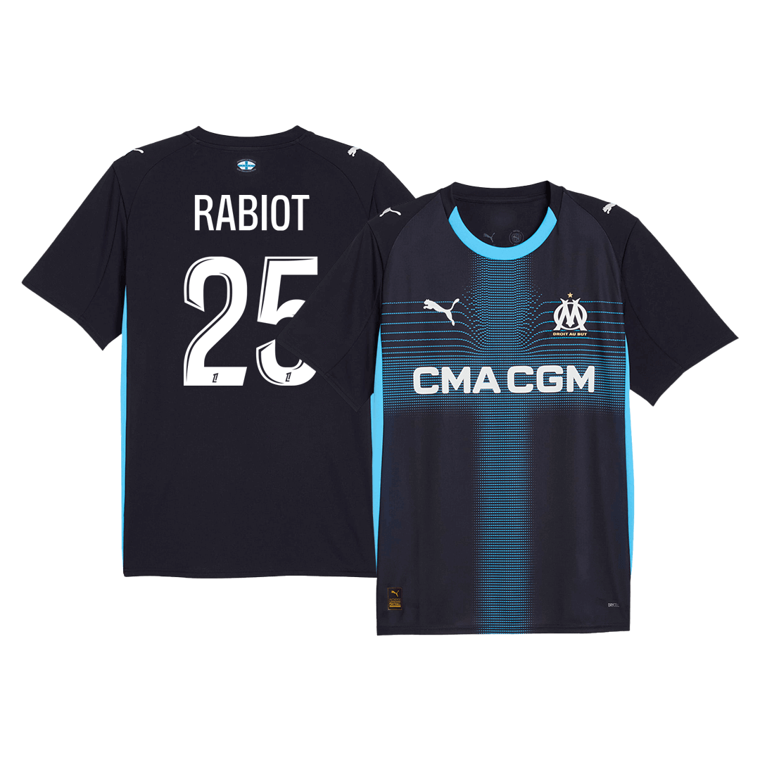 RABIOT #25 Marseille Auswärtstrikot 2025/26