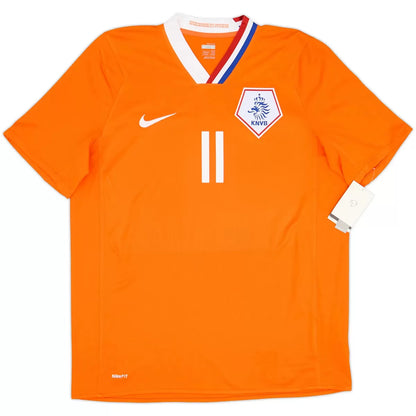 ROBBEN #11 Netherlands Euro 2008 Home Retro Soccer Jersey