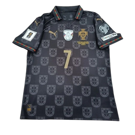 RONALDO #7 Portugal Special Edition Pantera Negra-shirt WK 2026 met badge