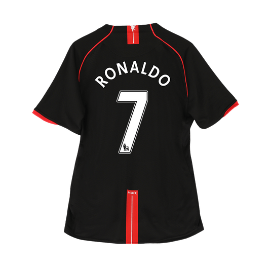 RONALDO #7 Manchester United 2007/08 Away Retro Soccer Jersey