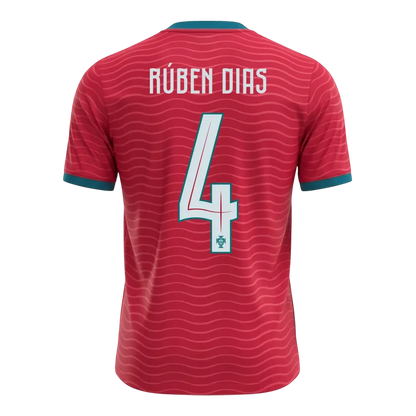 RÚBEN DIAS #4 Portugal Heimtrikot Fußball-Weltmeisterschaft 2026