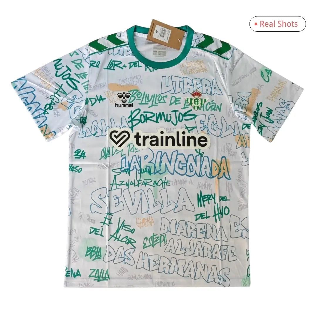 Real Betis Pre-Match Fußballtrikot 2025/26