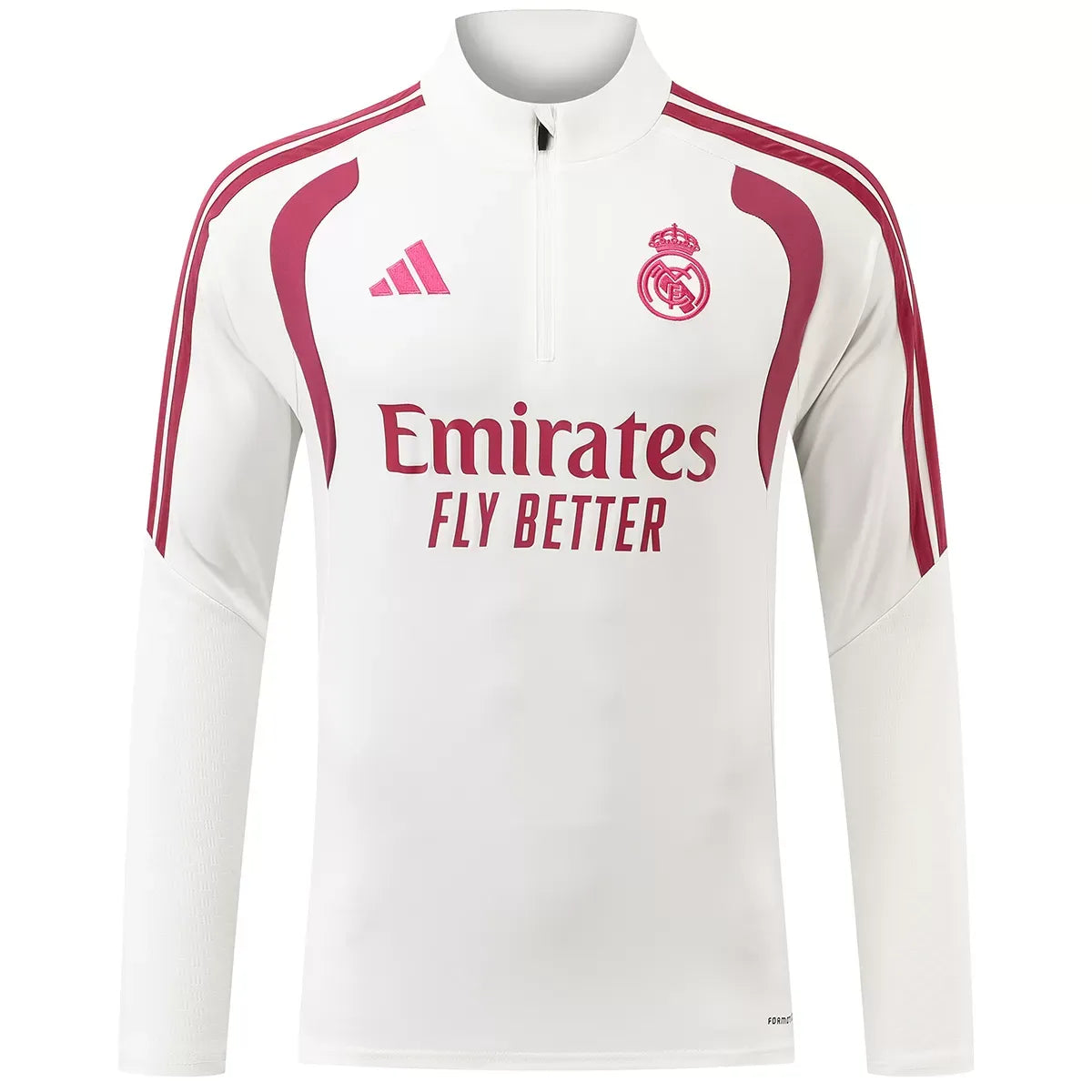 Φόρμα προπόνησης Real Madrid με φερμουάρ 1/4 2026/27 Ροζ