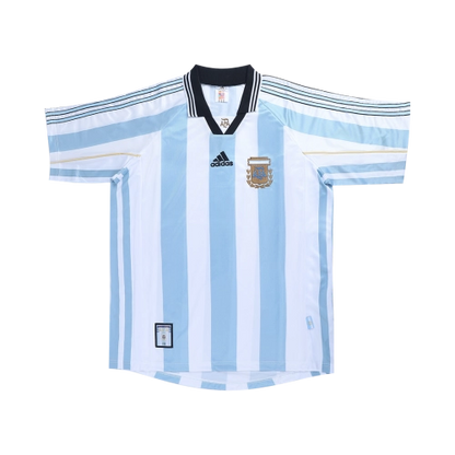 ORTEGA #10 Argentina 1998 Home Retro Football Jersey