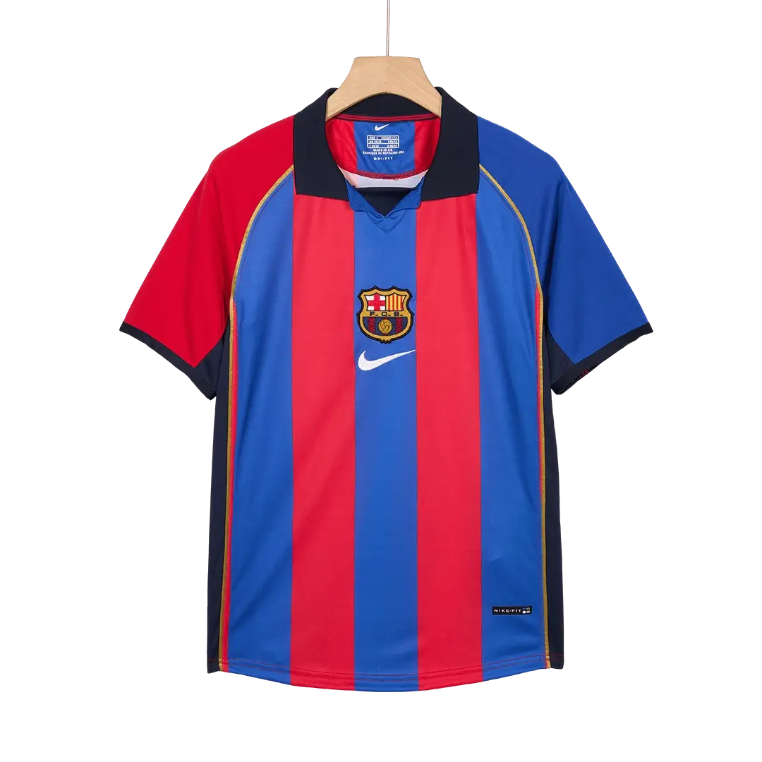 Camiseta de fútbol retro local del Barcelona 2001/02 de XAVI #6