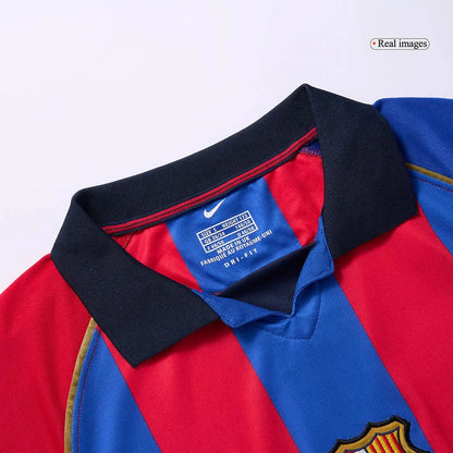 Camiseta de fútbol retro local del Barcelona 2001/02 de XAVI #6