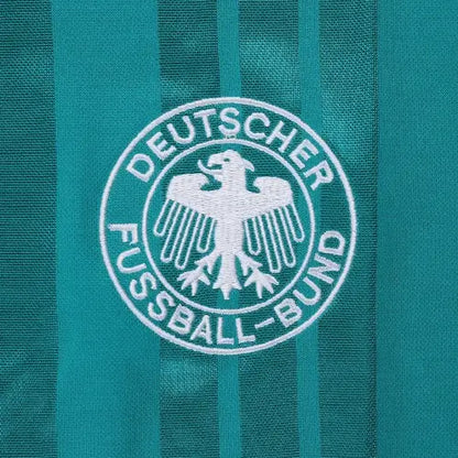Völler #9 Retro Deutschland Auswärtstrikot EM 1992