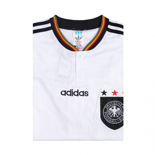 Maillot de football rétro Allemagne domicile Coupe d'Europe 1996