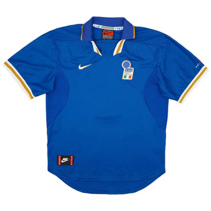 Maldini #5 Italien 1996 Heim-Retro-Fußballtrikot