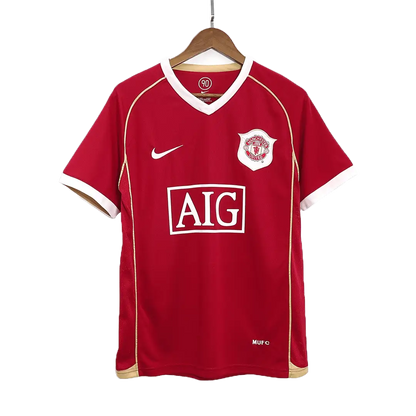 Carrick #16 Manchester United 2006/07 Home Retro Soccer Jersey