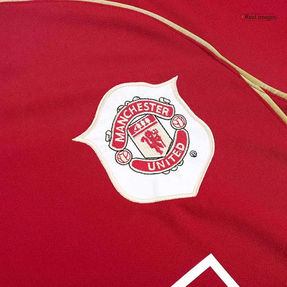 Carrick #16 Manchester United 2006/07 Home Retro Soccer Jersey