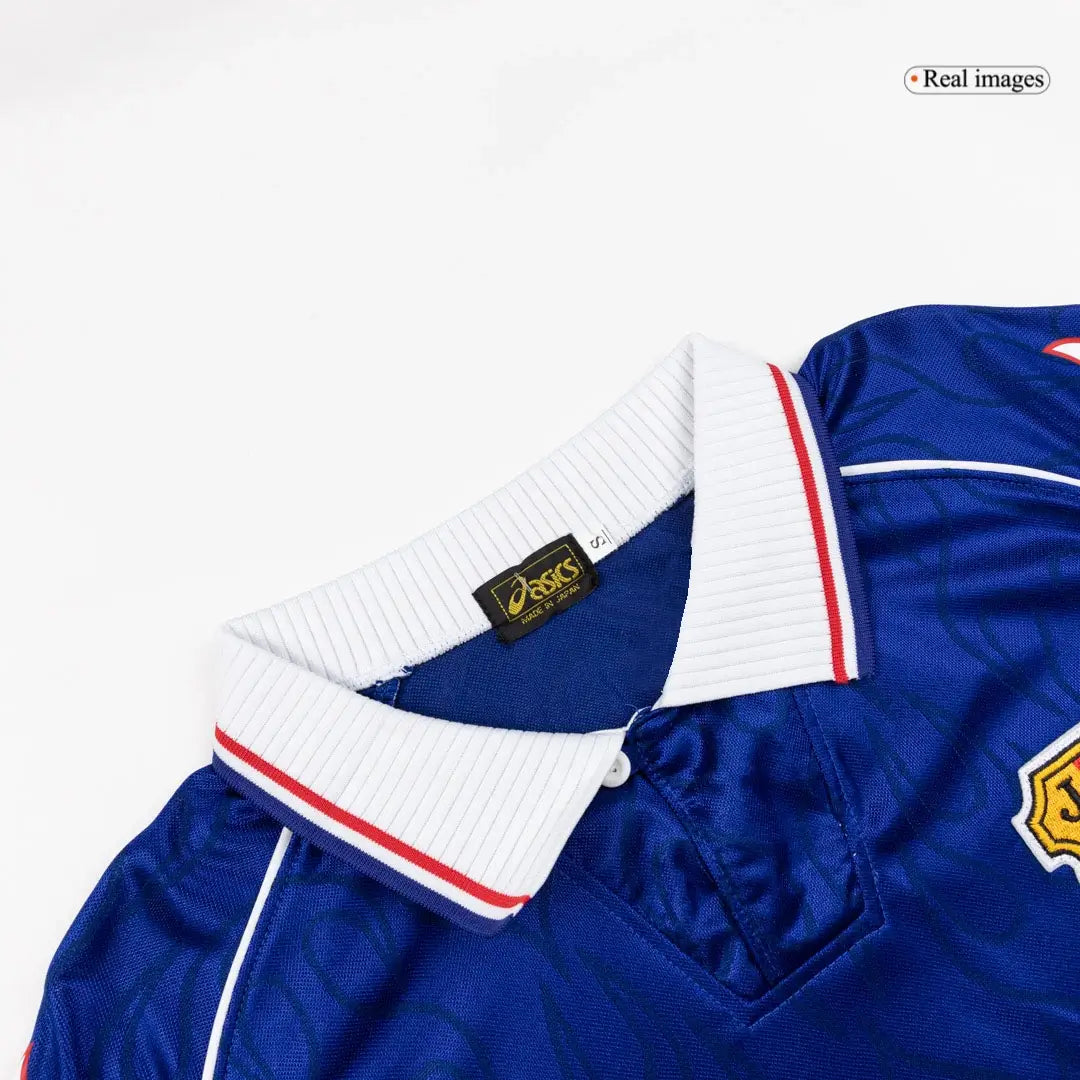 Maillot de football rétro domicile manches longues Coupe du Monde 1998 Japon