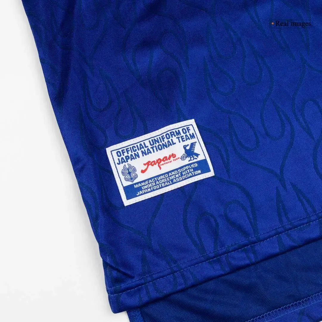 Maillot de football rétro domicile manches longues Coupe du Monde 1998 Japon