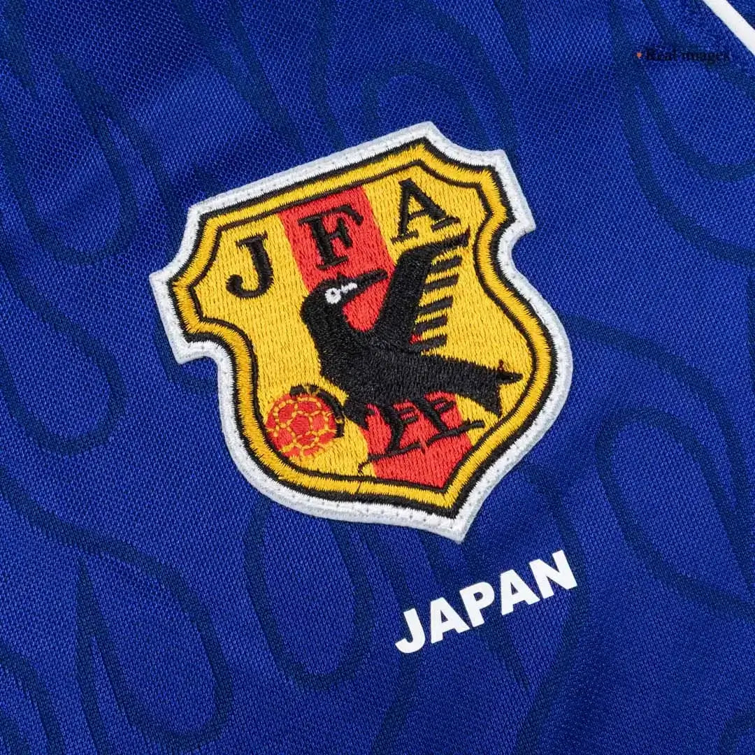 Maillot de football rétro domicile manches longues Coupe du Monde 1998 Japon