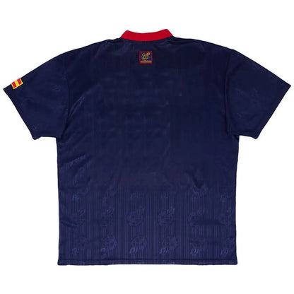 Spanje 1996 Uitshirt Retro Voetbalshirt