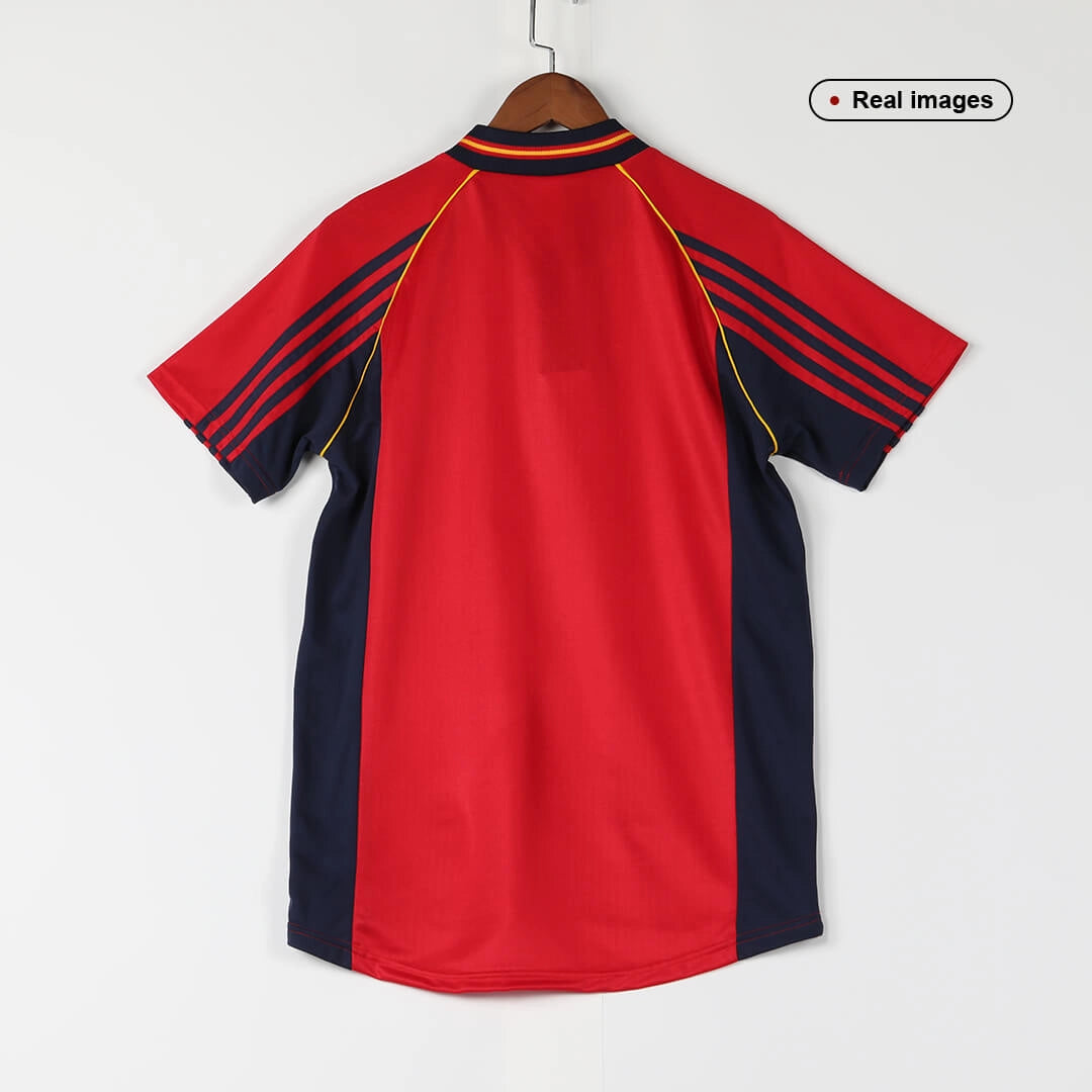 Camiseta de fútbol retro local de RAÚL #10 España 1998