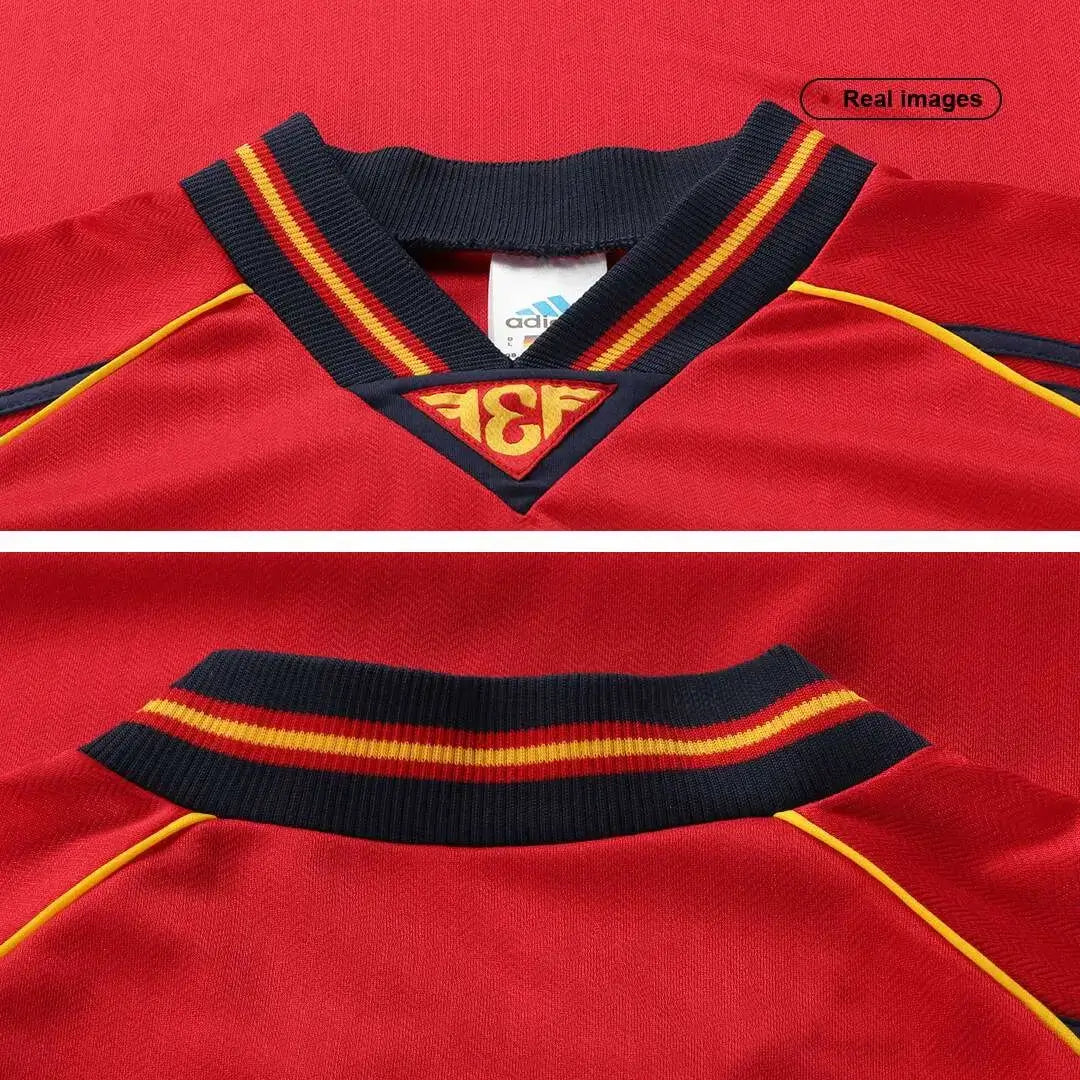 Camiseta de fútbol retro local de RAÚL #10 España 1998