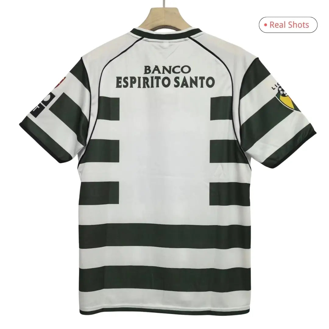 Sporting CP 2001/03 Hjemme Retro Fotballdrakt