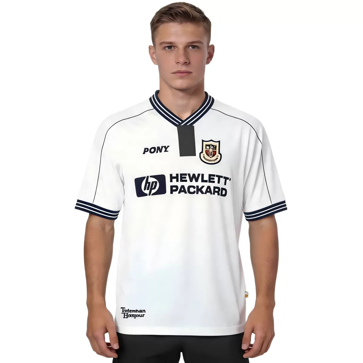 Maillot de football rétro domicile Tottenham Hotspur 1997/99