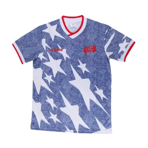 USA 1994 Segunda Equipación Retro de Fútbol Gráfico de Mezclilla