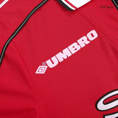 Manchester United 1998/99 retro voetbalshirt (thuis)