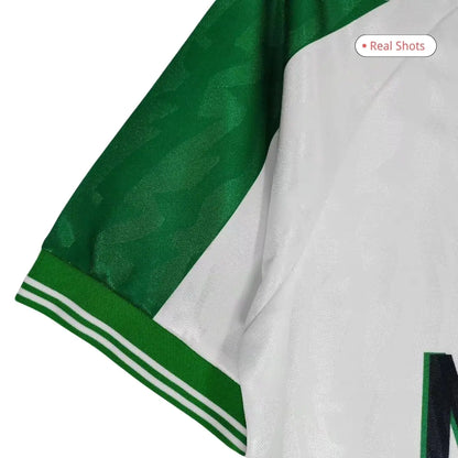 Okocha #10 Camiseta de fútbol retro de Nigeria visitante 1996