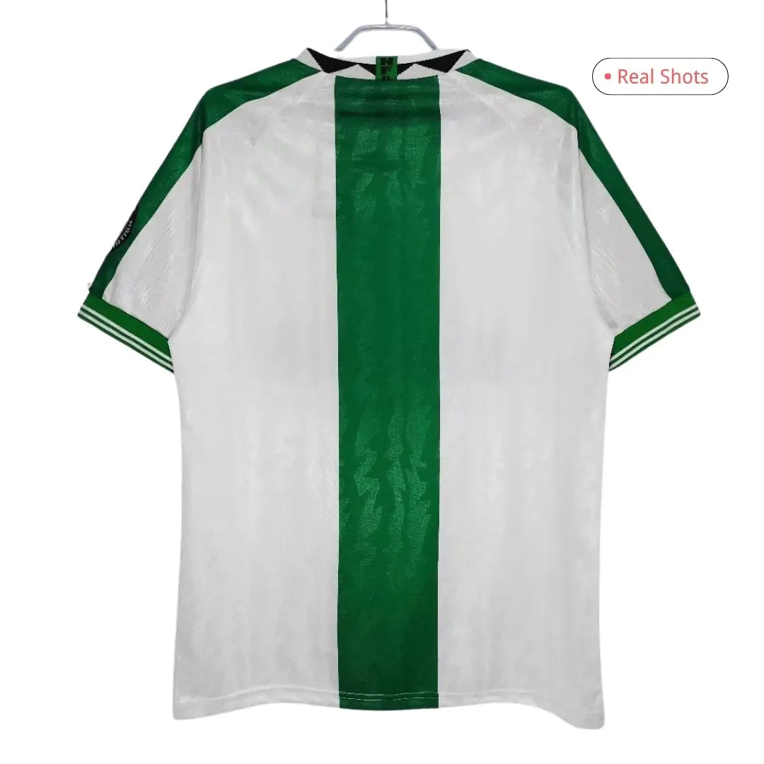 Okocha #10 Camiseta de fútbol retro de Nigeria visitante 1996
