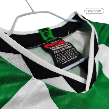 Okocha #10 Camiseta de fútbol retro de Nigeria visitante 1996