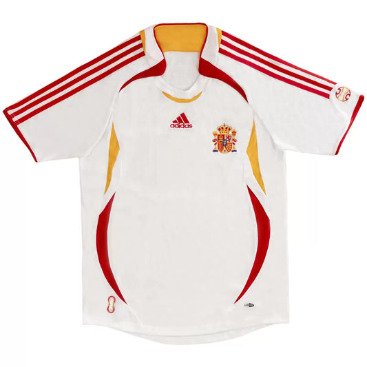 Spanien 2006 Auswärtstrikot Retro Fußballtrikot