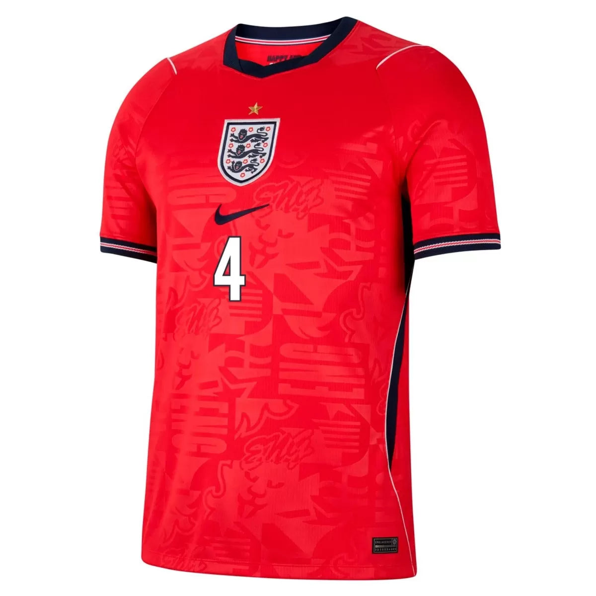 Rice #4 Engeland uitshirt WK 2026 voetbalshirt
