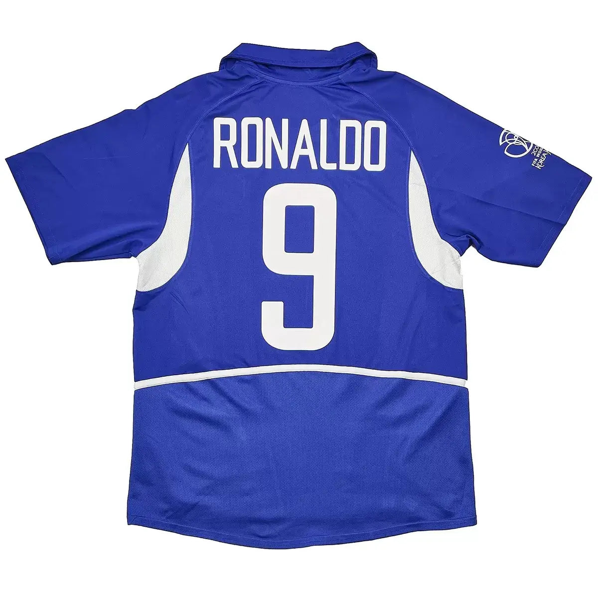 Maillot de football rétro extérieur Ronaldo #9 Brésil 2002