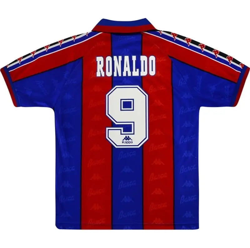 Ρετρό εντός έδρας φανέλα Ronaldo #9 Μπαρτσελόνα 1996/97