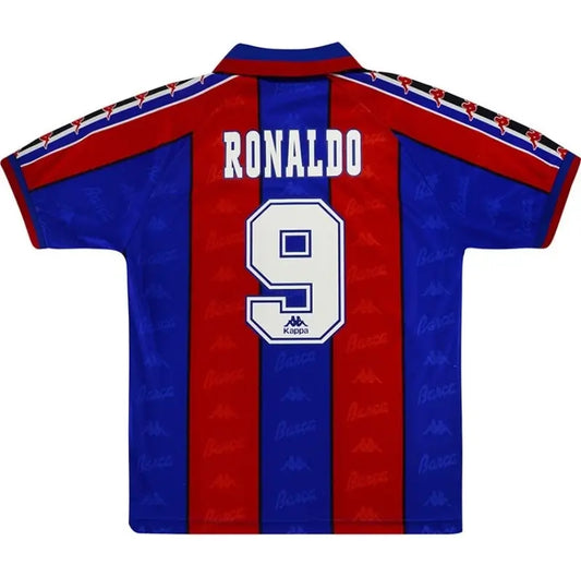 Ρετρό εντός έδρας φανέλα Ronaldo #9 Μπαρτσελόνα 1996/97