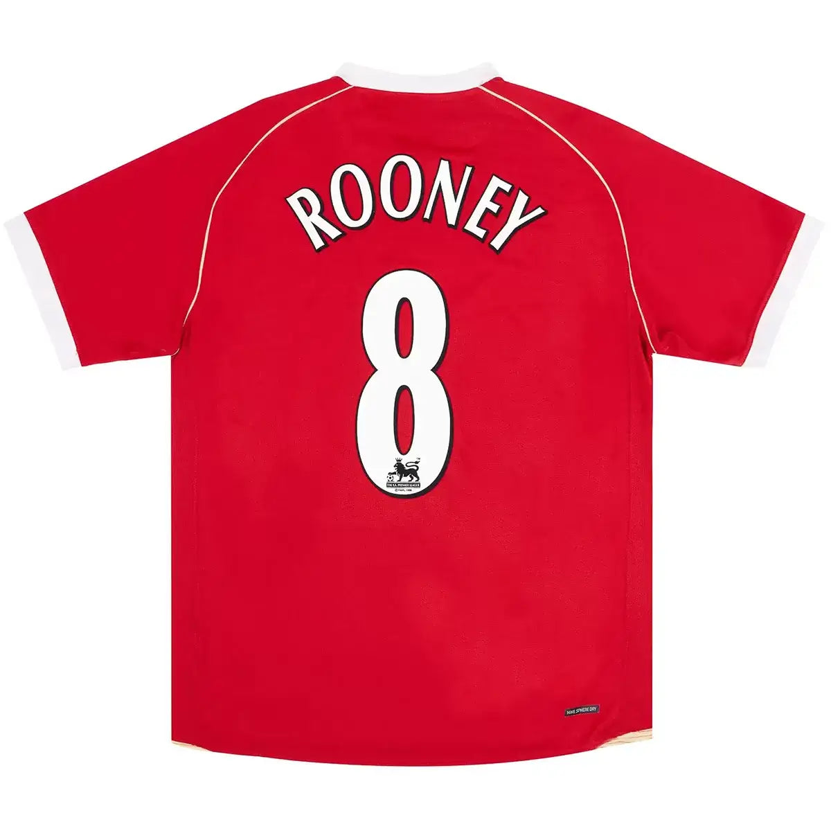 Rooney #8 Manchester United 2006/07 Hjemme Retro Fotballdrakt