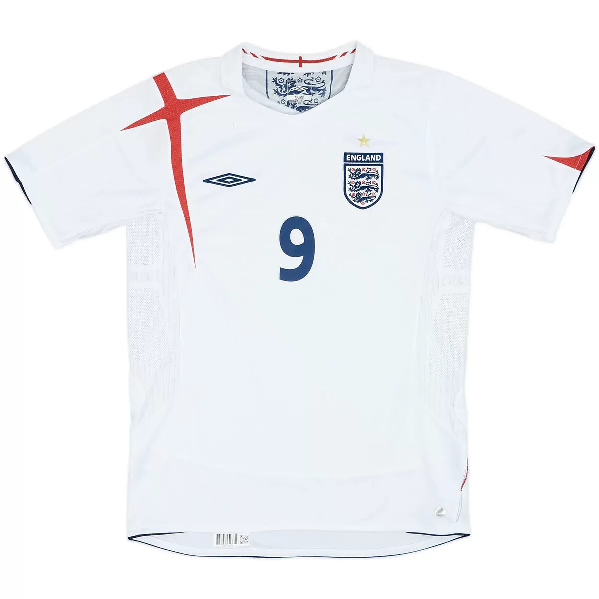 Rooney #9 Retro England Heimtrikot 2006