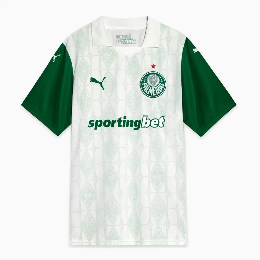 Φανέλα ποδοσφαίρου Richard Rios #8 SE Palmeiras εκτός έδρας 2025/26