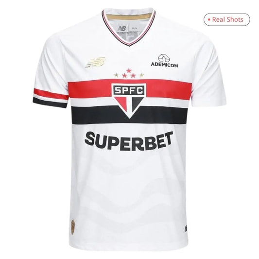 São Paulo FC Home Soccer Jersey 2025/26