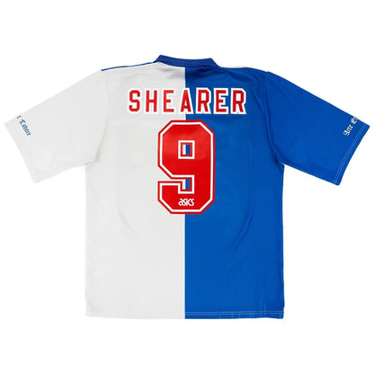 Shearer #9 Retro Blackburn Rovers Heimtrikot 1994/95