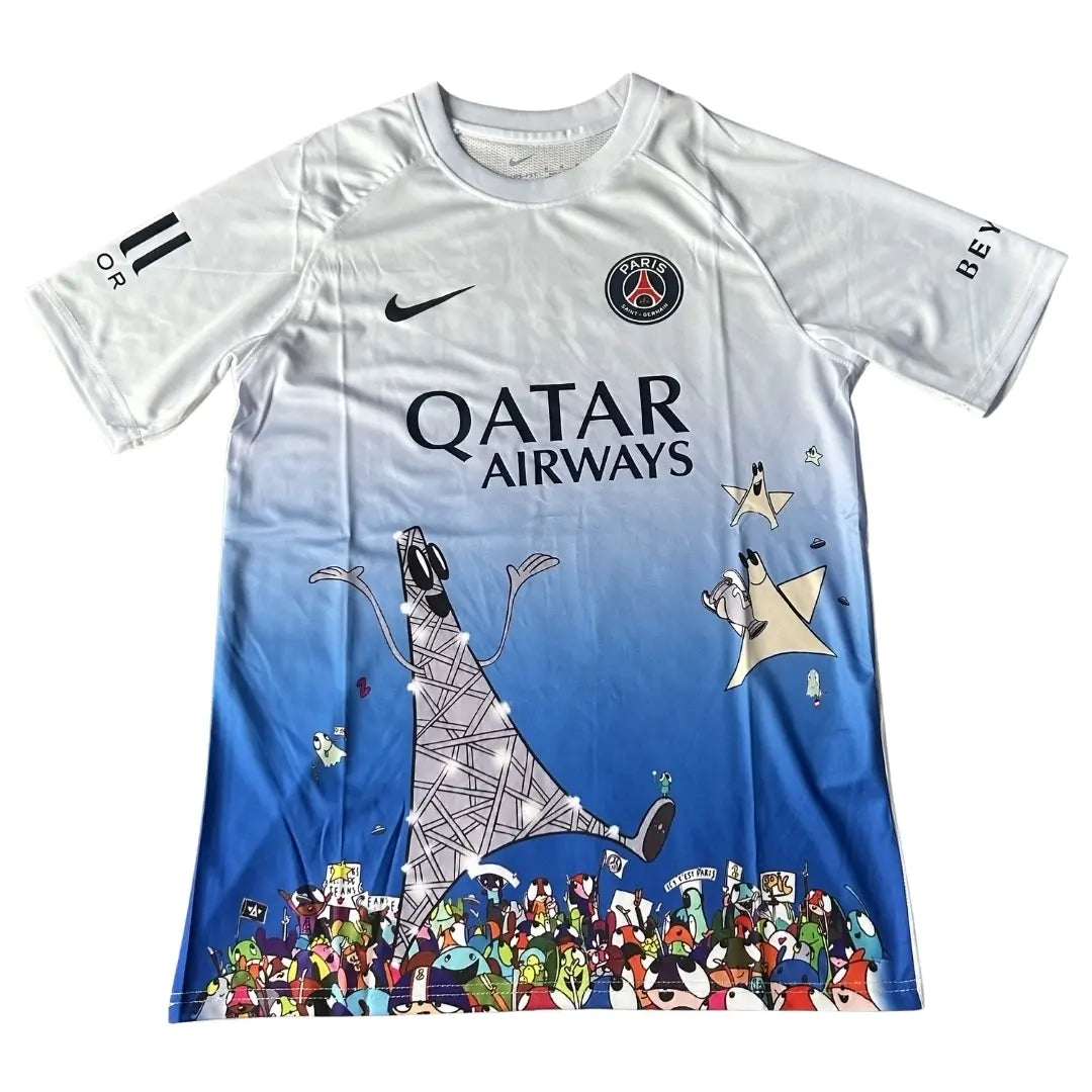 Spezielles PSG x Art Basel Edgar Plans Champions League Trikot 2026/27