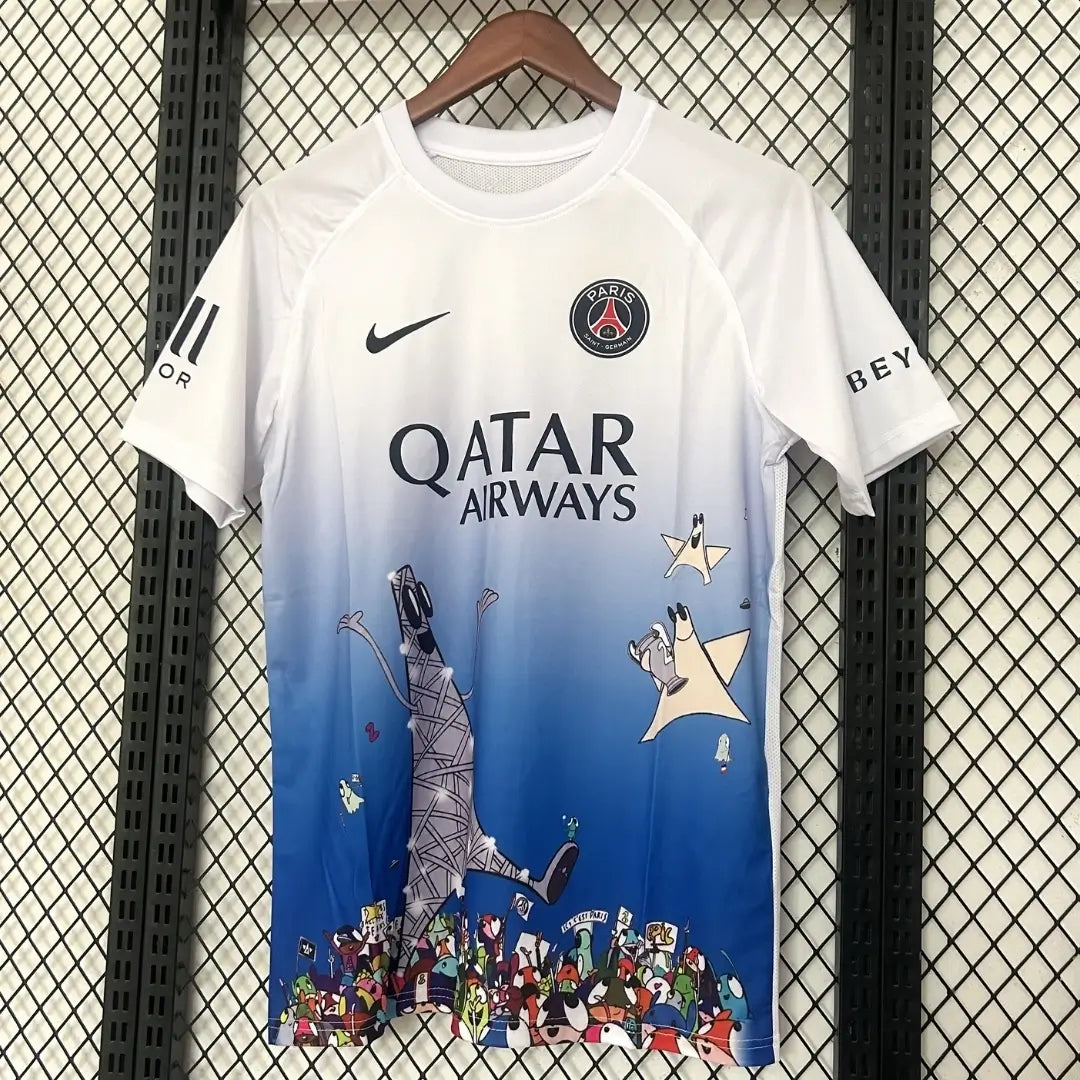 Spezielles PSG x Art Basel Edgar Plans Champions League Trikot 2026/27