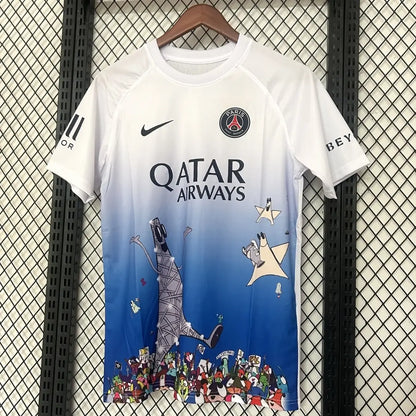 Spezielles PSG x Art Basel Edgar Plans Champions League Trikot 2026/27
