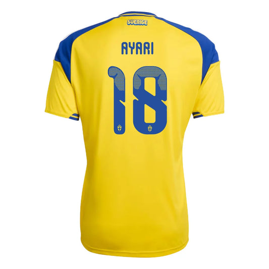 Ayari #18 Zweden thuisshirt WK 2026