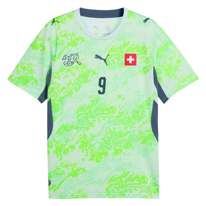 Manzambi #9 Zwitserland uitshirt WK 2026 voetbalshirt