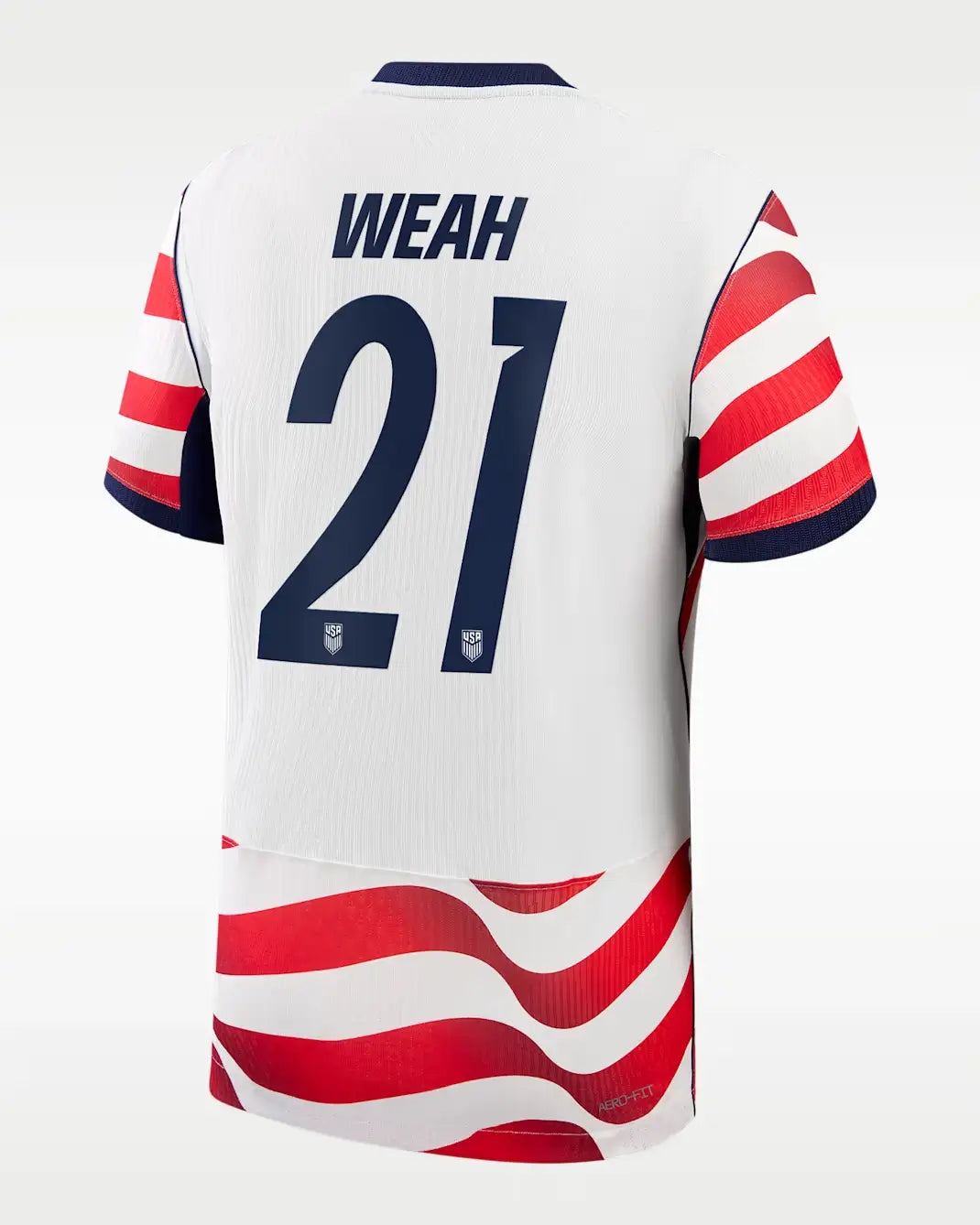 Timothy Weah #21 USMNT USA Outlaws Hjemmedrakt Fotball 2026