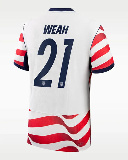 Timothy Weah #21 USMNT USA Outlaws Hjemmedrakt Fotball 2026