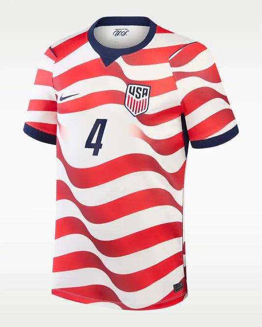 Tyler Adams #4 USMNT USA Outlaws Camiseta de Fútbol Local 2026
