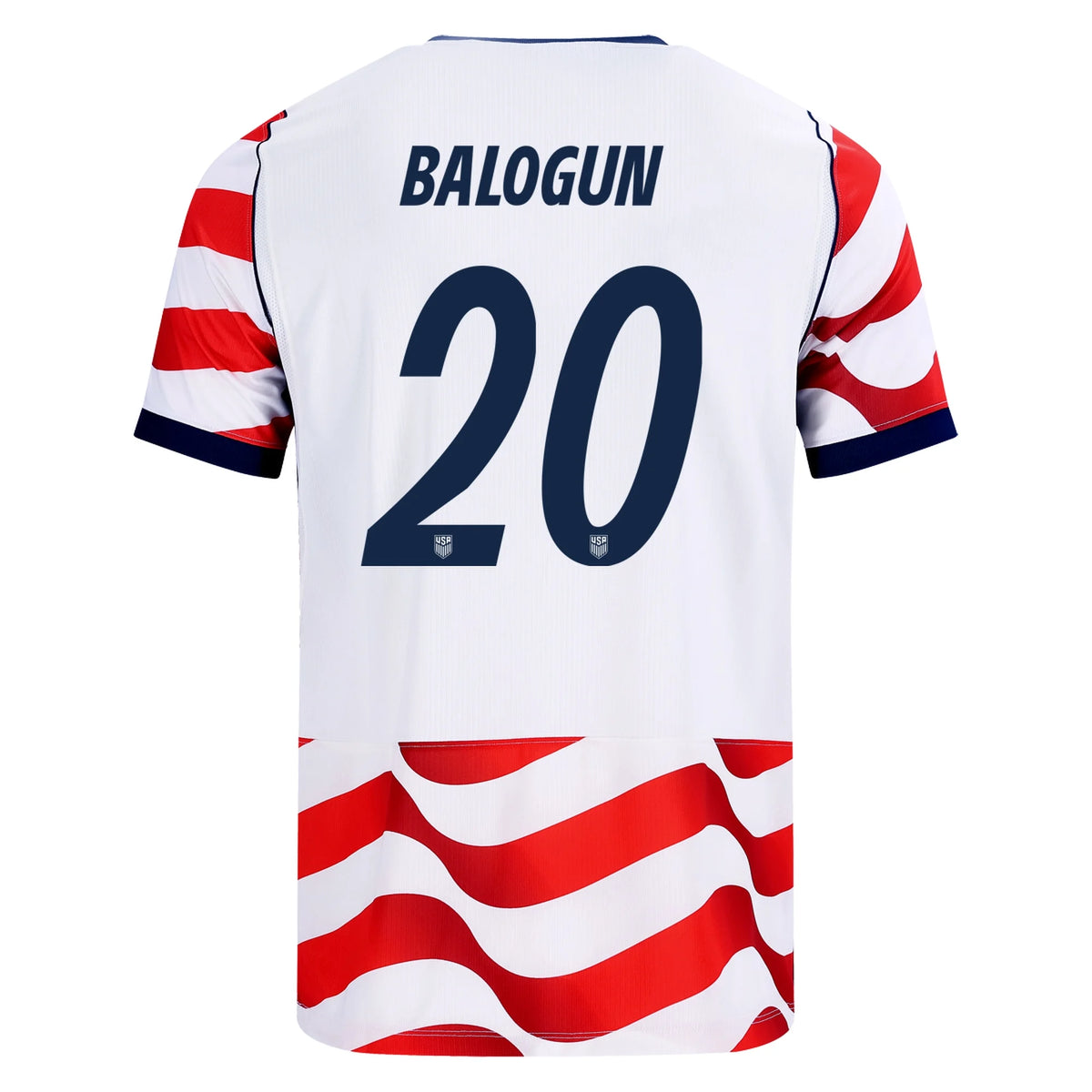 Φανέλα ποδοσφαίρου Balogun #20 USMNT USA Outlaws εντός έδρας 2026