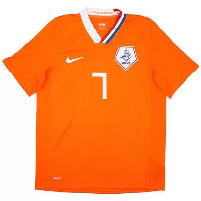 V.ペルシ #7 オランダ代表 ユーロ2008 ホーム レトロサッカーユニフォーム