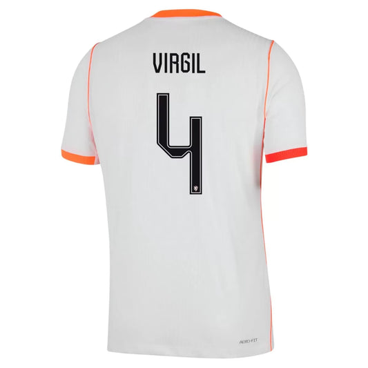 VIRGIL #4 Netherlands Away Player Version Jersey 2026 World Cup